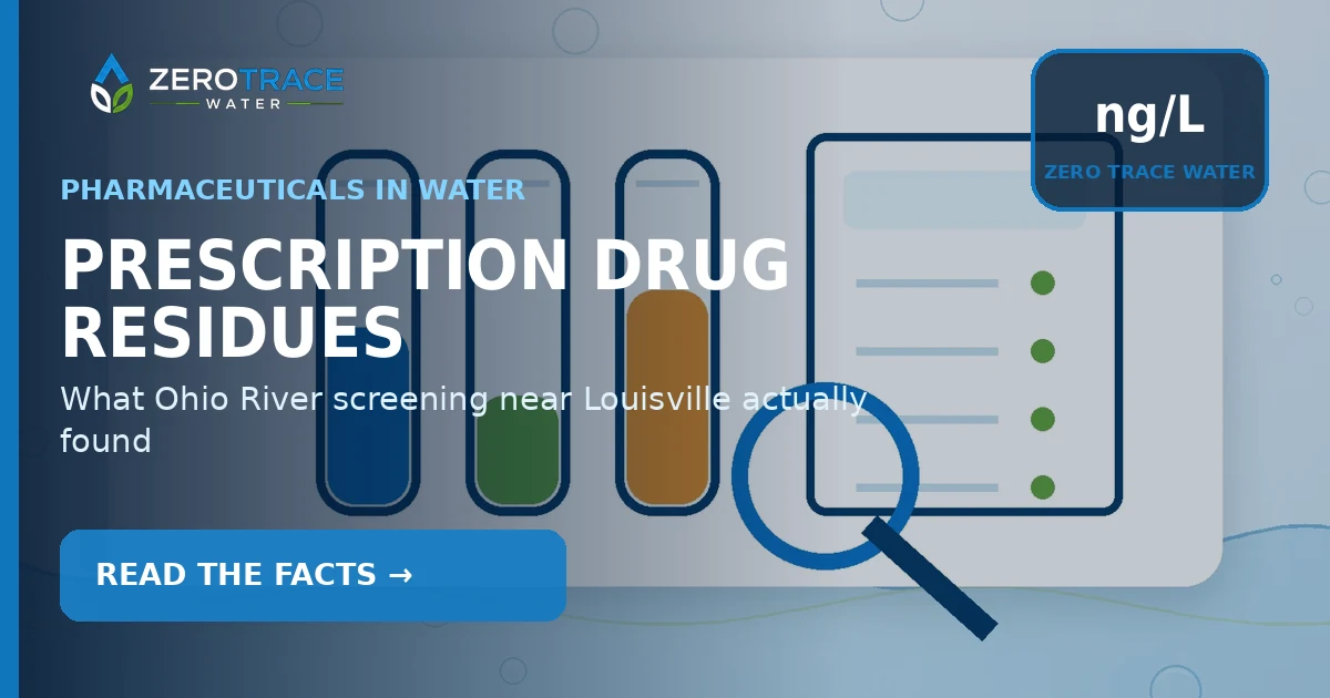 Social preview for Prescription Drugs in the Ohio River Near Louisville: What Was Found—and What Wasn’t