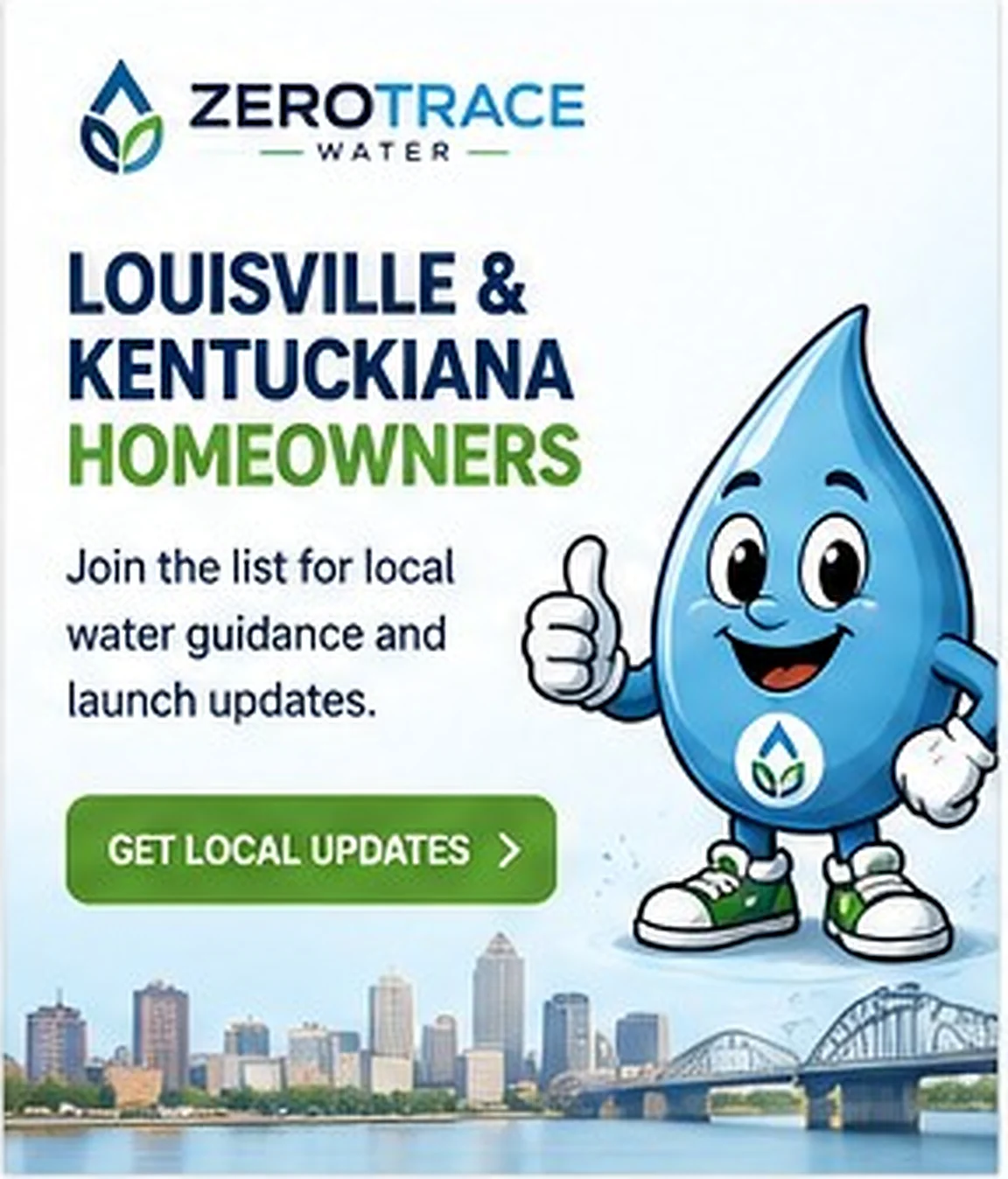 ZeroTrace Water educational creative: Social Kentuckiana Homeowners