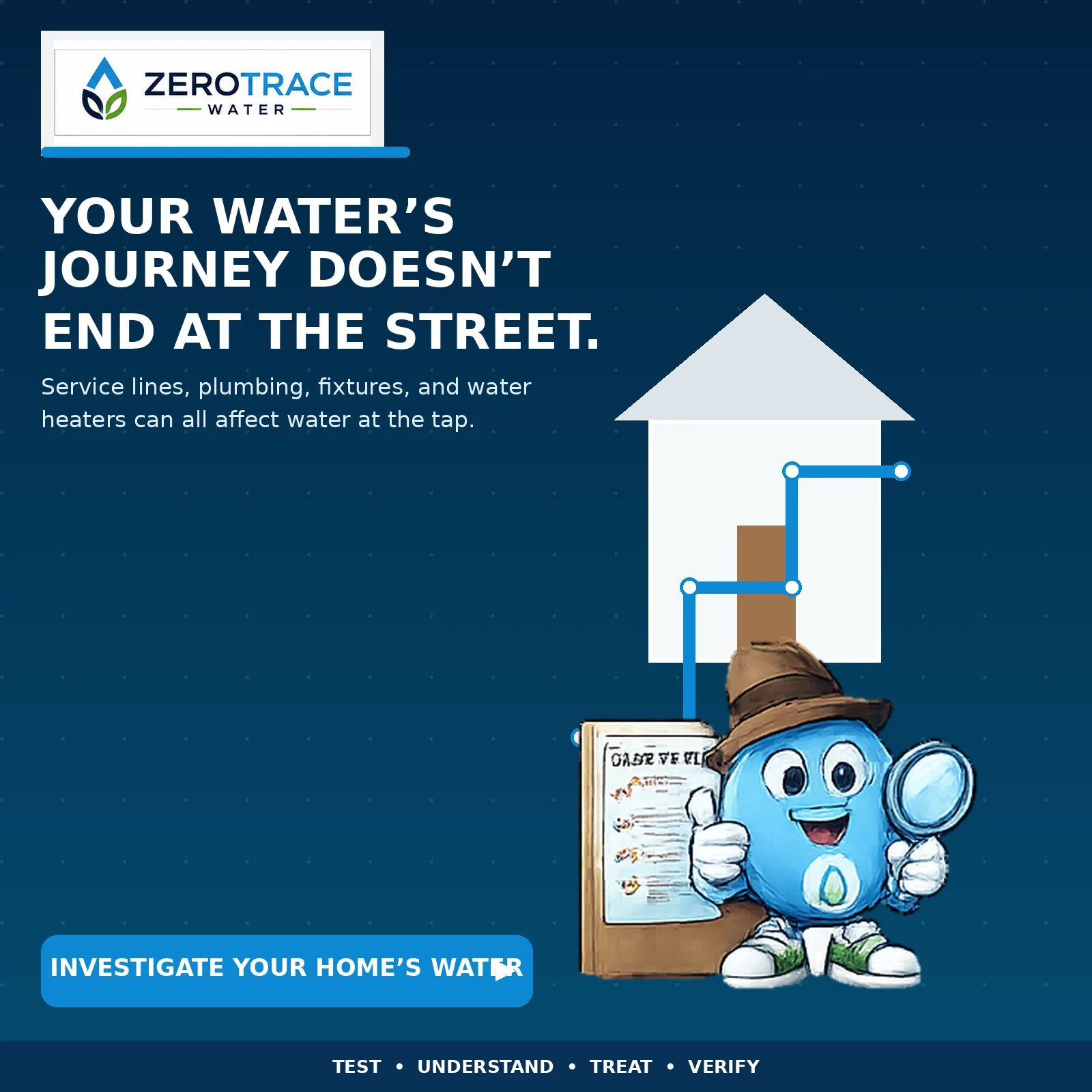 The Journey Water Takes Through Your Home guide illustration