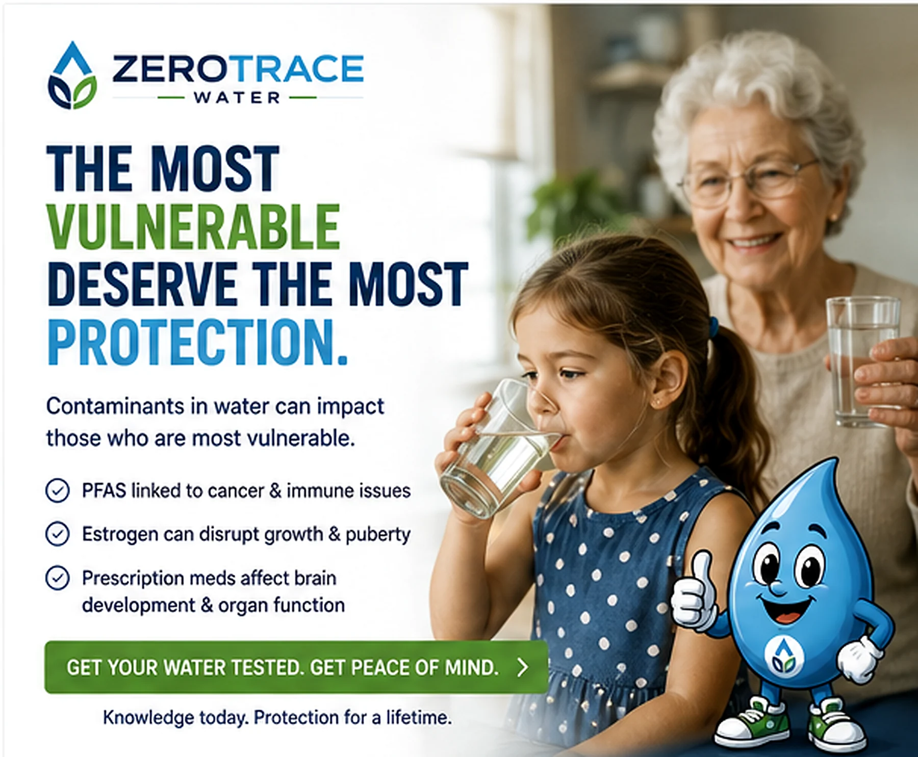Water Decisions for Children, Seniors, and Other Vulnerable Household Members guide illustration