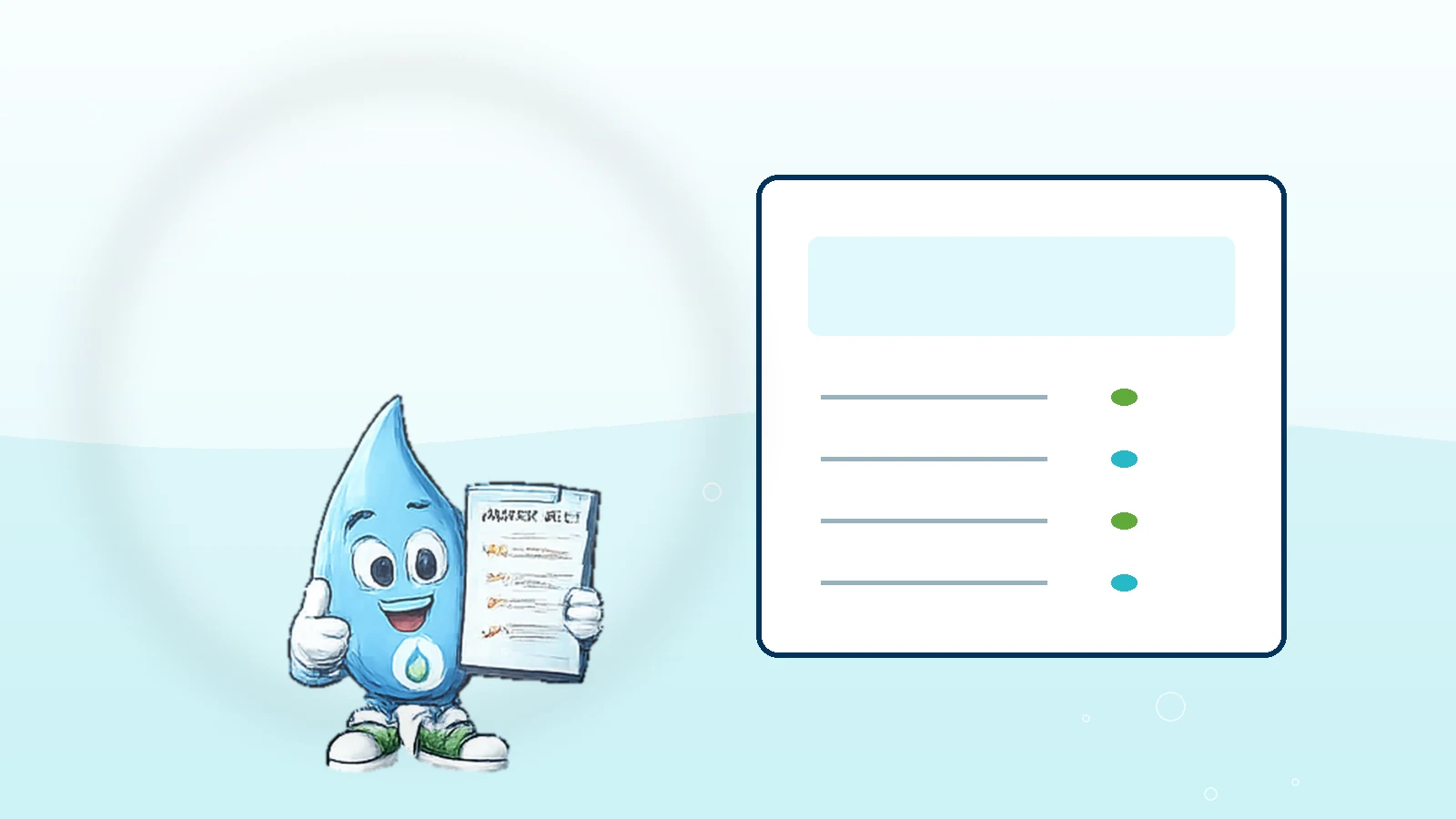 Home Water Testing illustration