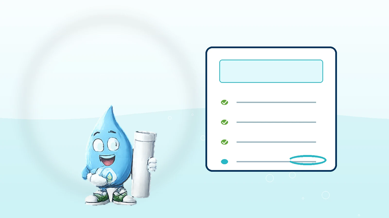 ZeroTrace Water illustration for Water Guidance for Louisville & Kentuckiana