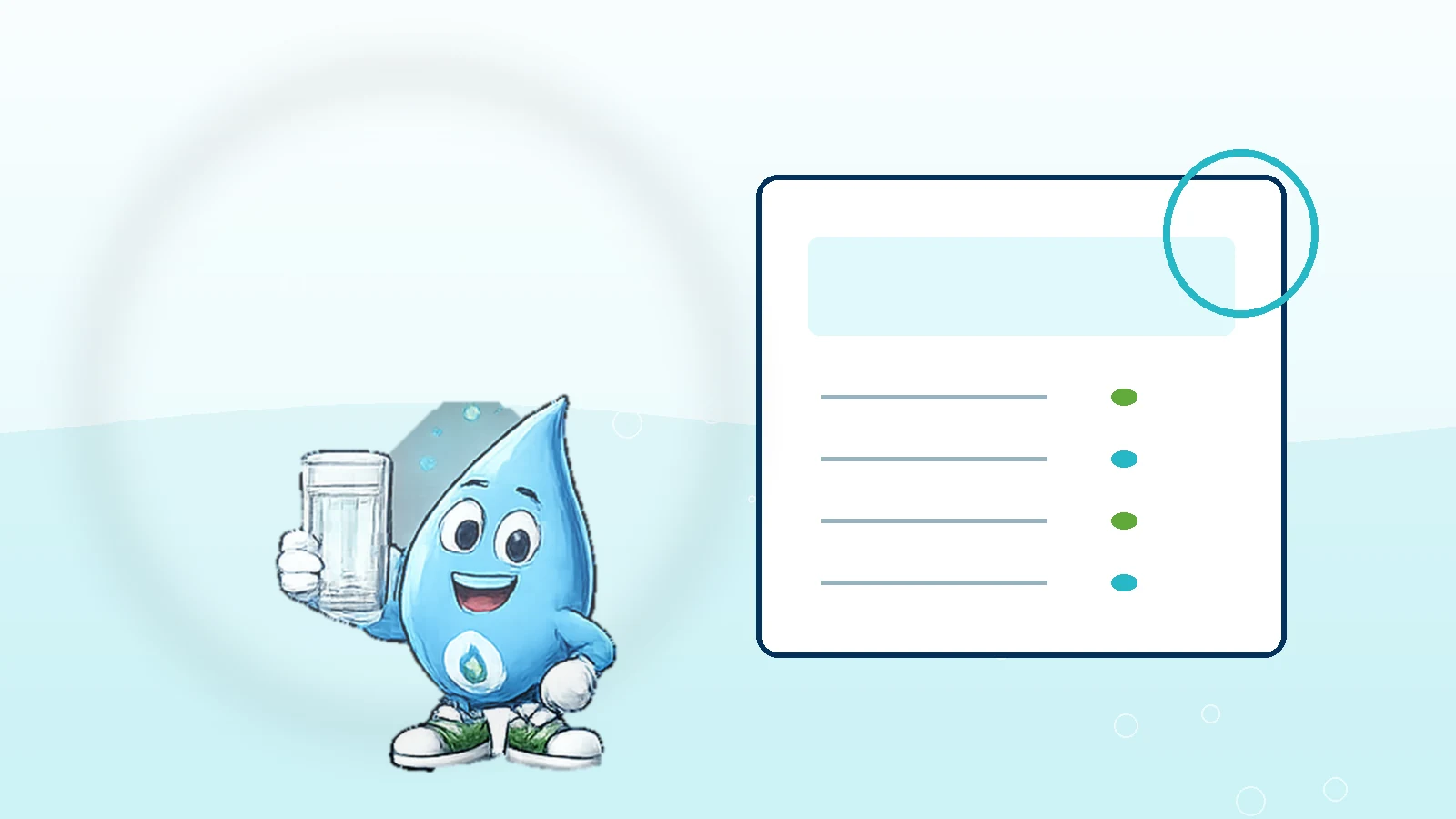 PFAS Water Filters illustration