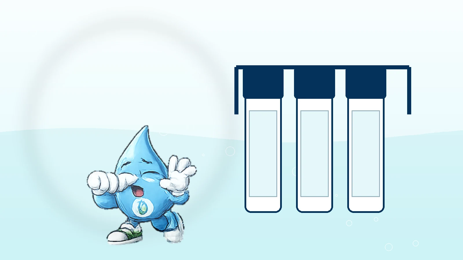 Private Well Water Treatment illustration