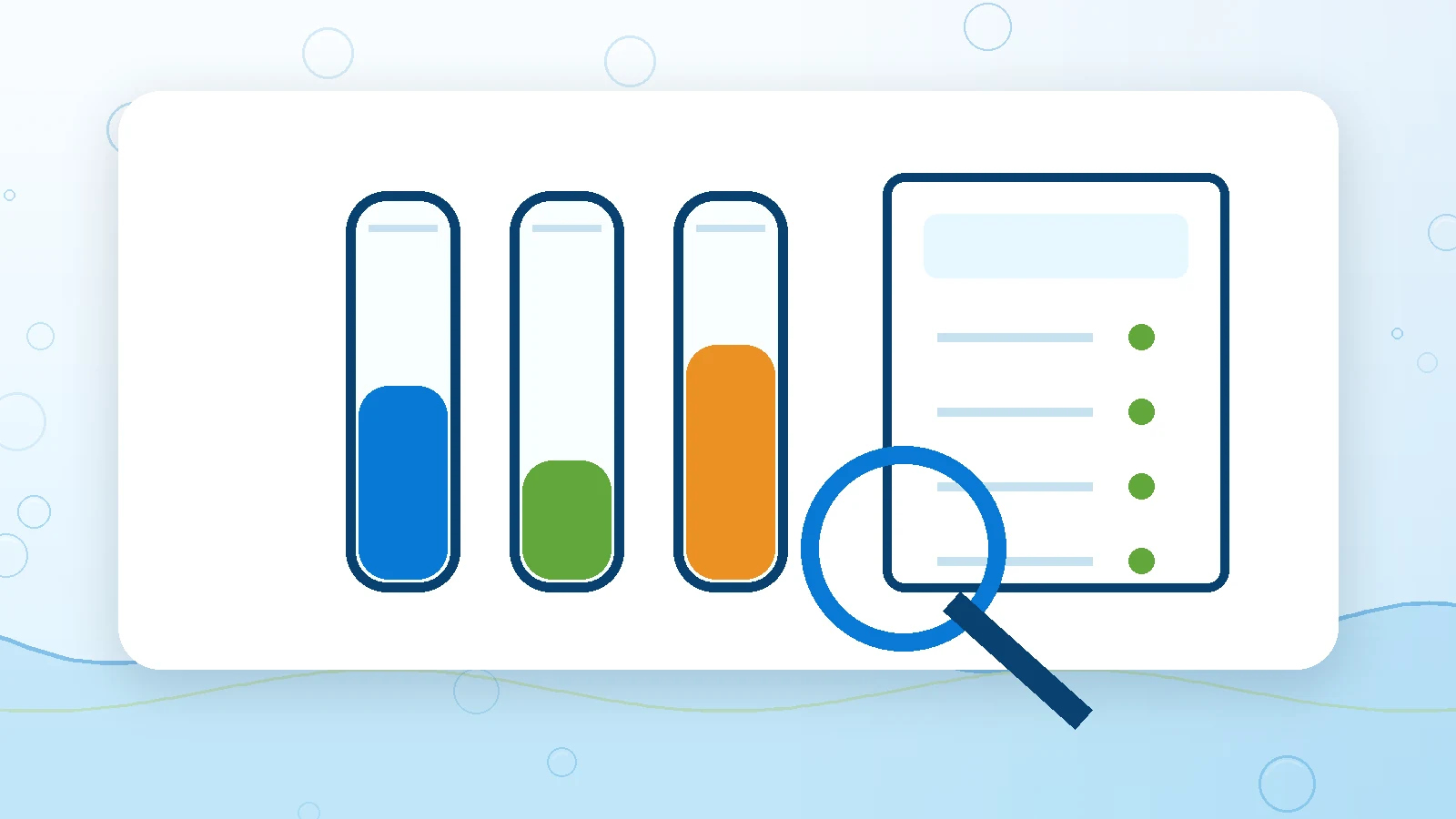 Professional home water testing